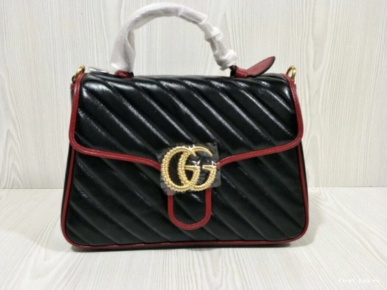 Firstbag ru small Marmont handle bag Gucci GG top 0814